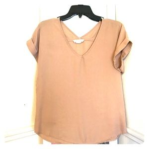 Tan blouse from tj max